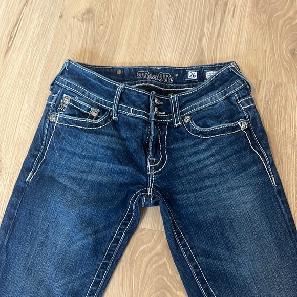 y2k rhinestone miss me jeans - Picture 2 of 4